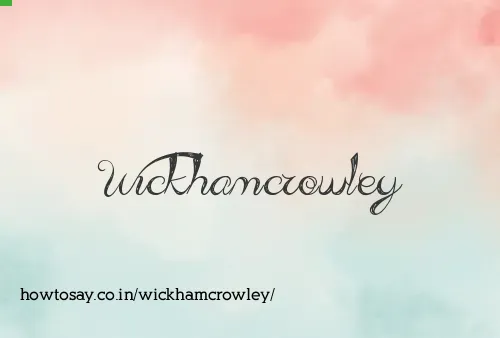 Wickhamcrowley