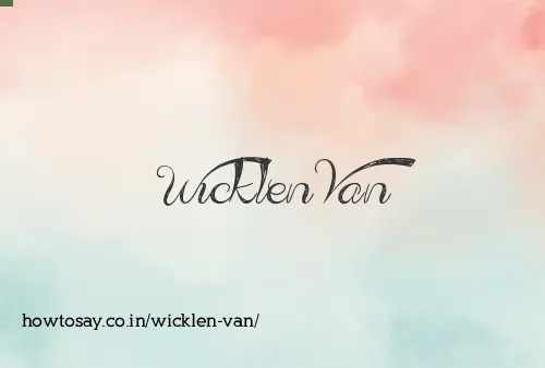 Wicklen Van
