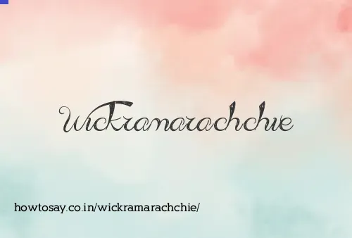 Wickramarachchie