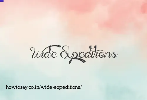Wide Expeditions