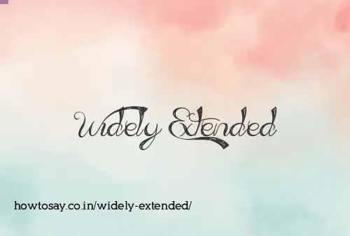 Widely Extended