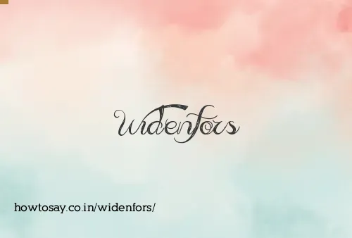 Widenfors