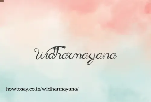 Widharmayana