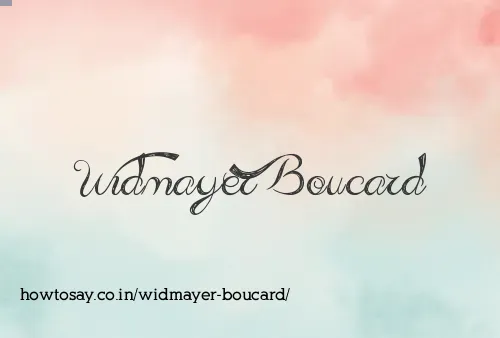 Widmayer Boucard