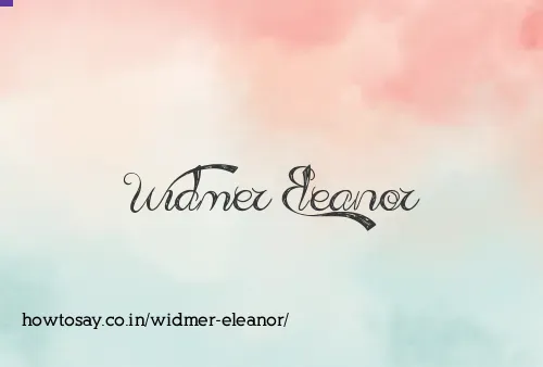 Widmer Eleanor