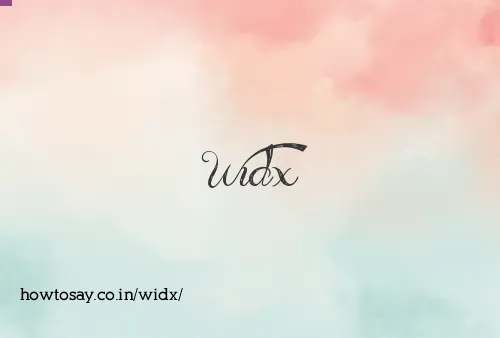 Widx