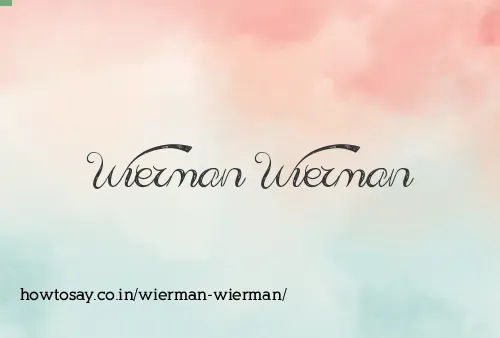 Wierman Wierman