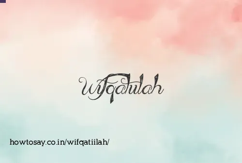 Wifqatiilah