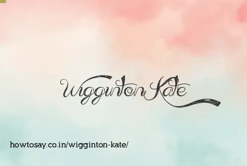 Wigginton Kate