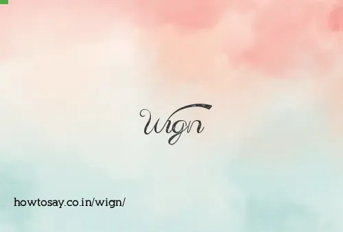 Wign