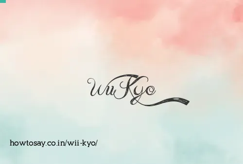 Wii Kyo