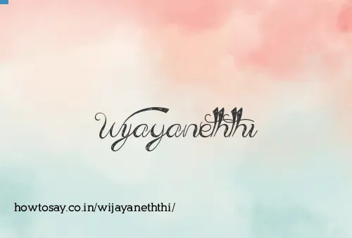 Wijayaneththi