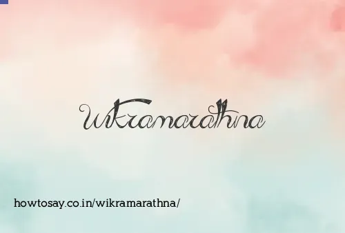Wikramarathna