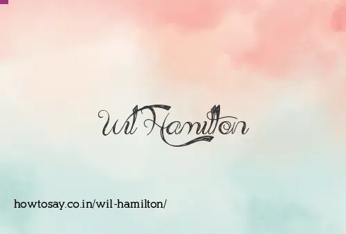 Wil Hamilton
