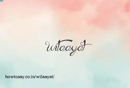 Wilaayat