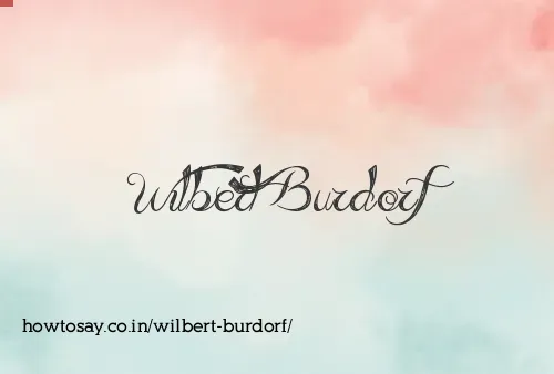 Wilbert Burdorf