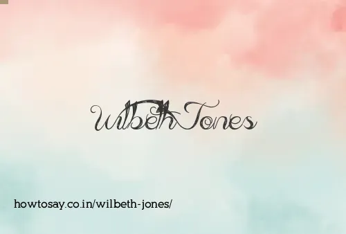 Wilbeth Jones