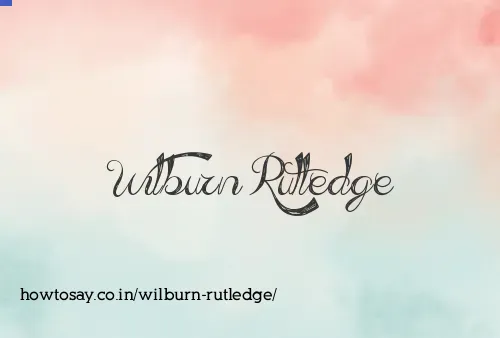 Wilburn Rutledge
