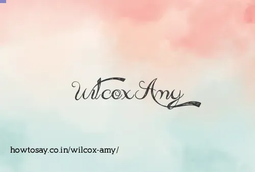 Wilcox Amy