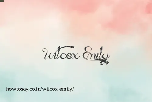 Wilcox Emily