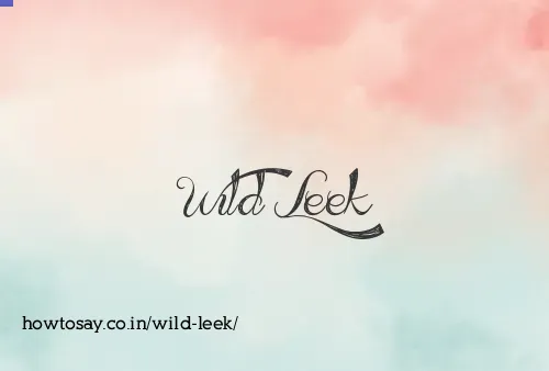 Wild Leek