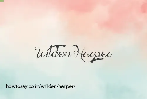 Wilden Harper