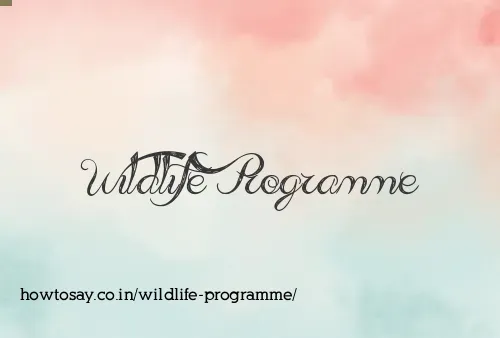 Wildlife Programme