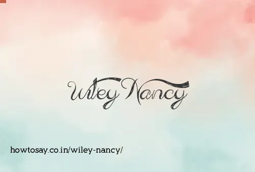 Wiley Nancy