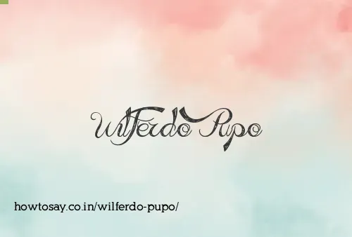 Wilferdo Pupo