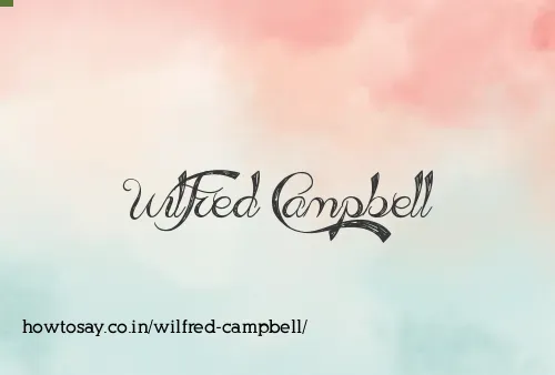 Wilfred Campbell