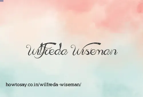 Wilfreda Wiseman