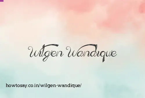 Wilgen Wandique
