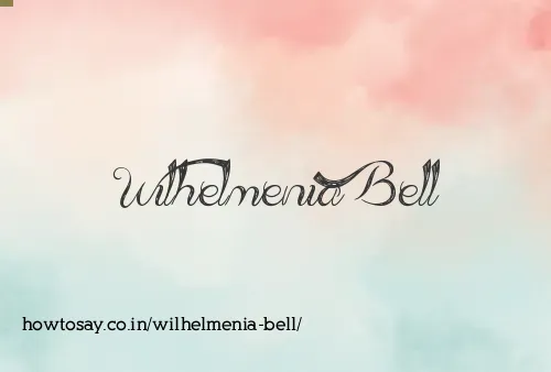 Wilhelmenia Bell