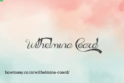 Wilhelmina Coard