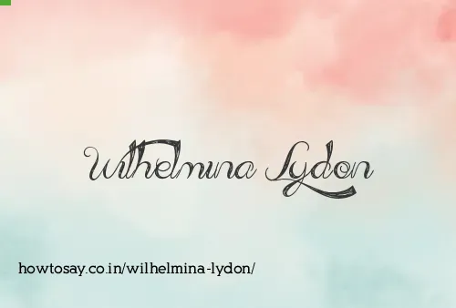 Wilhelmina Lydon