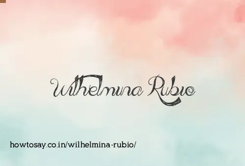 Wilhelmina Rubio