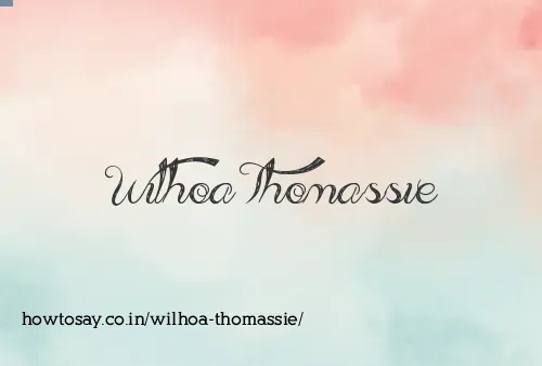 Wilhoa Thomassie