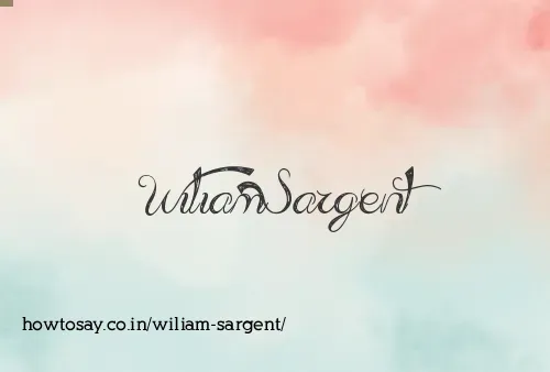 Wiliam Sargent