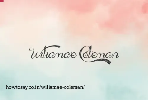 Wiliamae Coleman