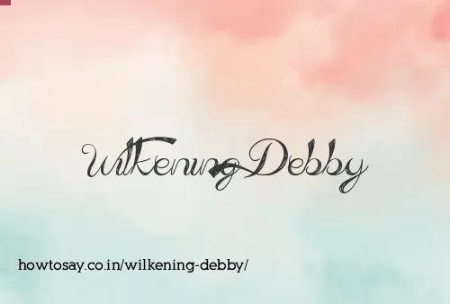 Wilkening Debby