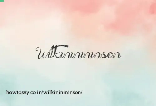 Wilkininininson
