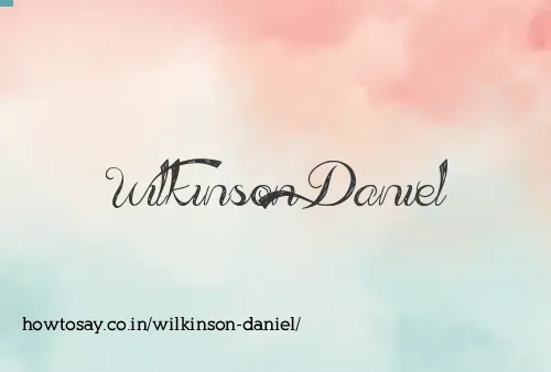 Wilkinson Daniel