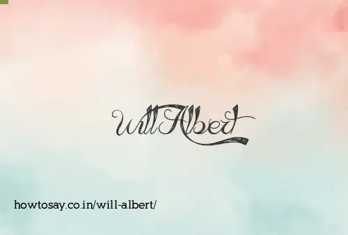 Will Albert