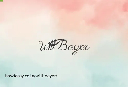 Will Bayer