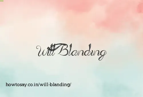 Will Blanding