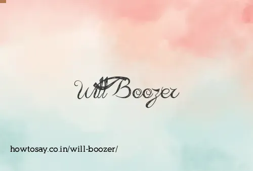 Will Boozer