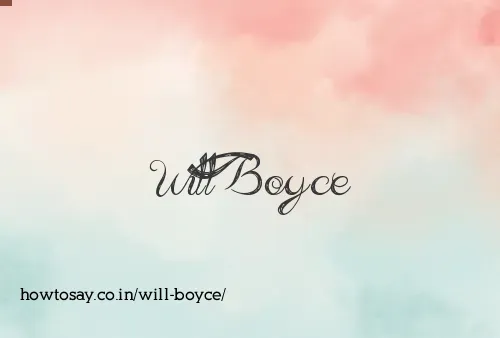 Will Boyce