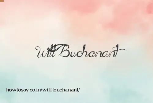 Will Buchanant