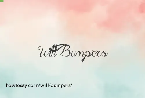 Will Bumpers