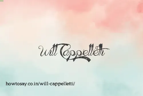 Will Cappelletti
